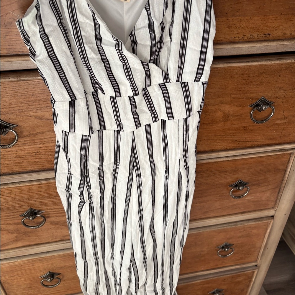 Striped Sleeveless romper